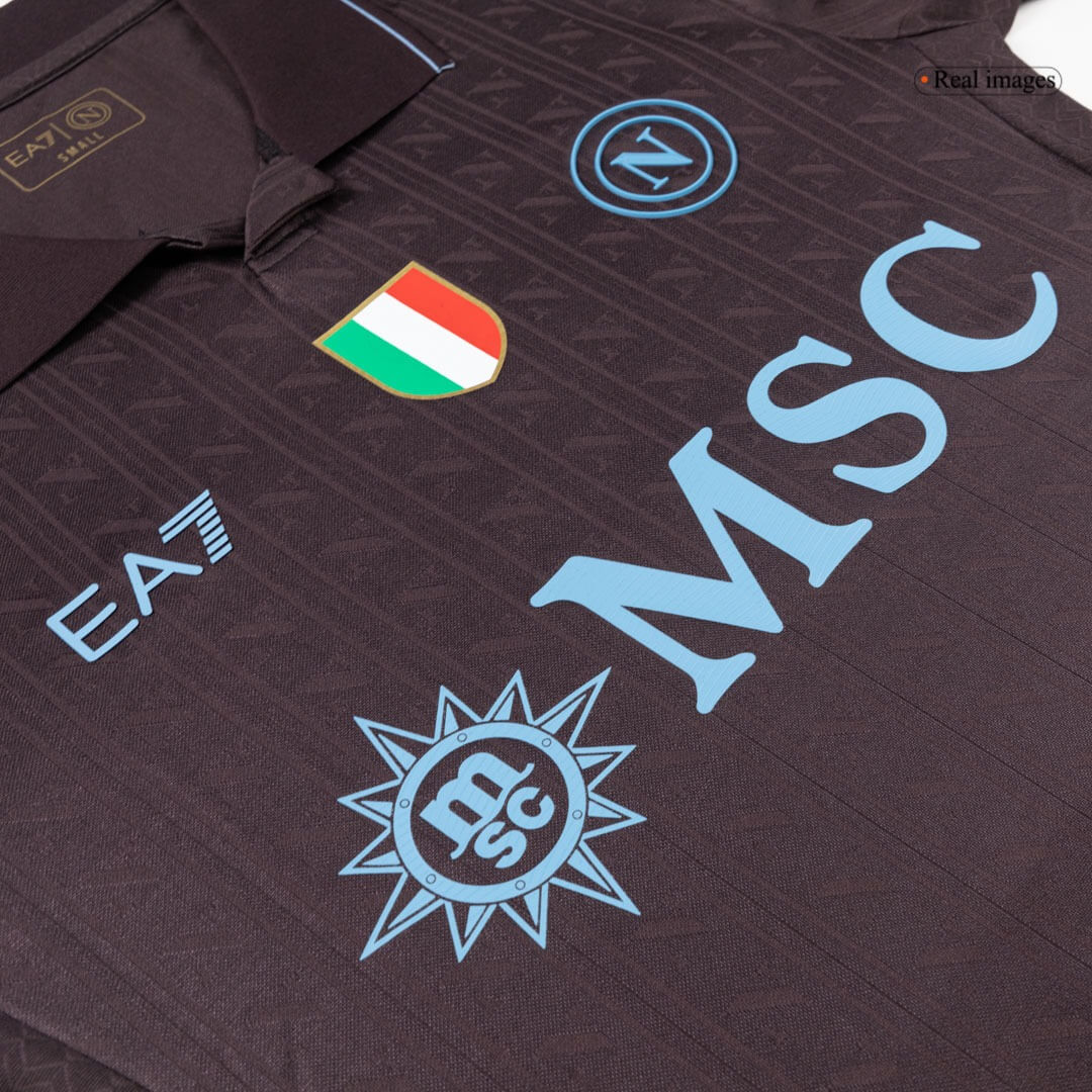 Camiseta de fútbol Napoli Tercera Versión Visitante Jugador 2025/26