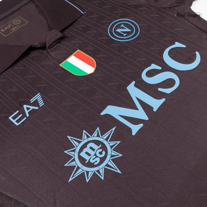Camiseta de fútbol Napoli Tercera Versión Visitante Jugador 2025/26