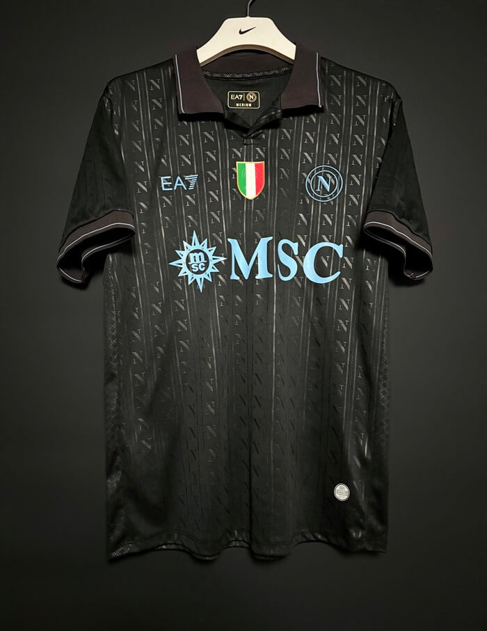 Camiseta de visitante del Napoli, tercera equipación, temporada 2025/26