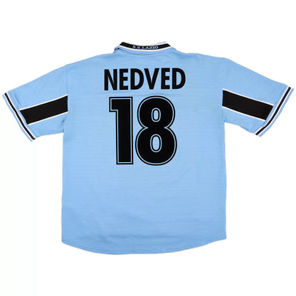 NEDVED #18 Lazio 1998/00 Camiseta de fútbol retro local