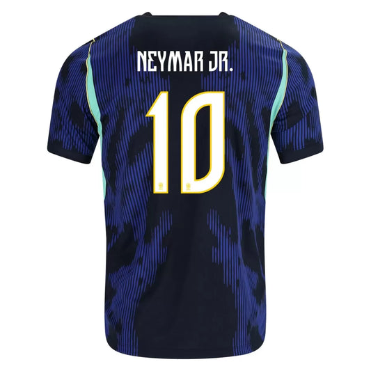 Neymar Jr. #10 Brazil Away Soccer Jersey 2026 World Cup
