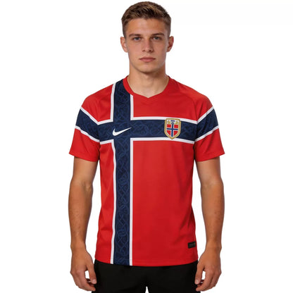 Camiseta de fútbol local de Noruega para la Copa Mundial 2026