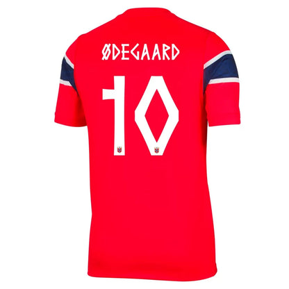 Camiseta de fútbol de la selección noruega de local de Ødegaard #10 Mundial 2026