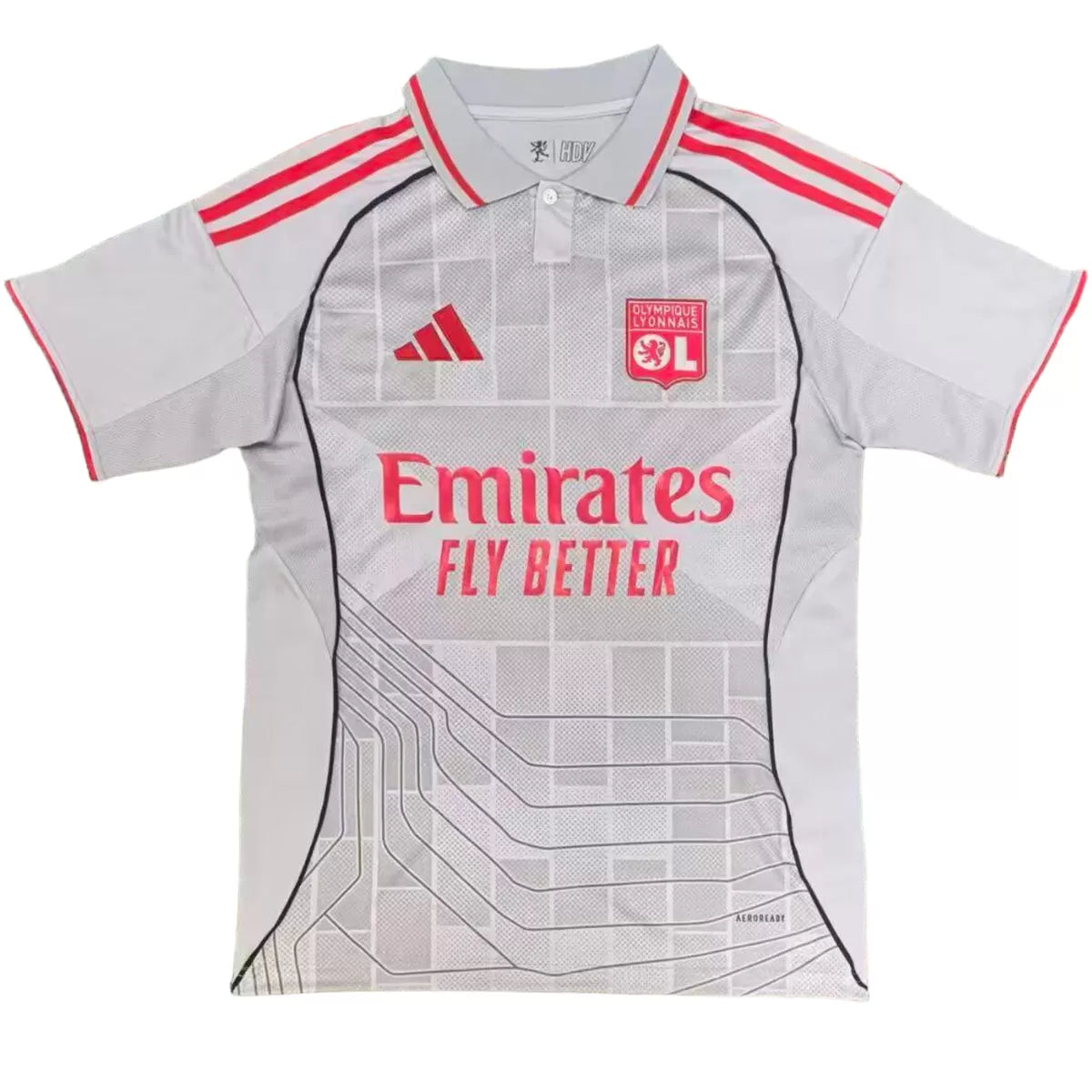 Tercera camiseta del Olympique Lyonnais 2025/26