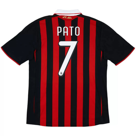 Maillot de football rétro domicile AC Milan 2009/10 PATO #7