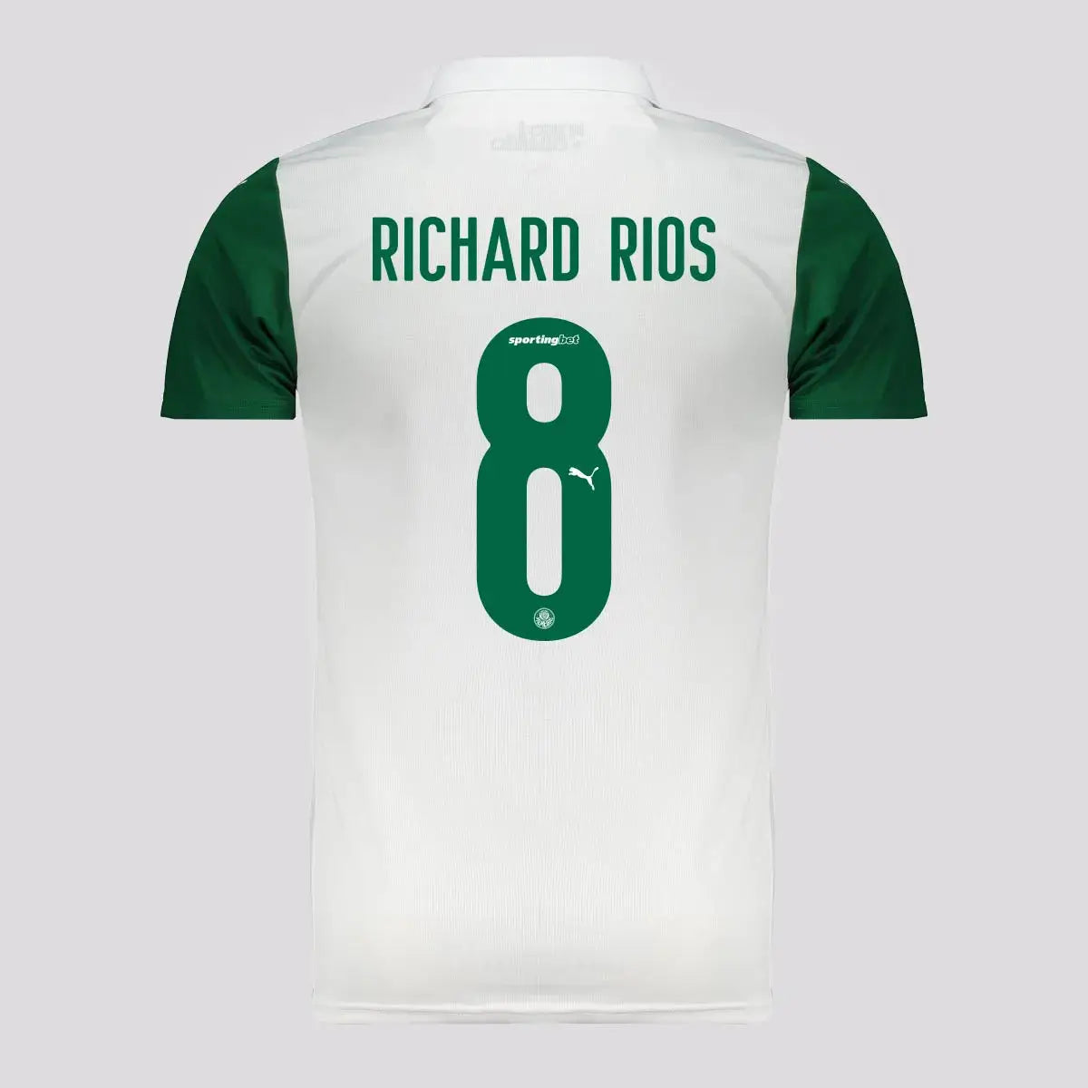 Camiseta de fútbol Richard Rios #8 SE Palmeiras segunda equipación 2025/26