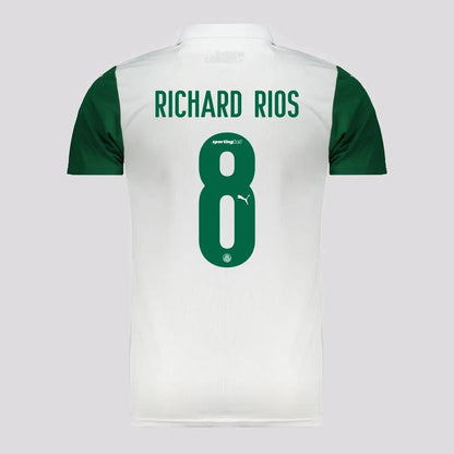 Camiseta de fútbol Richard Rios #8 SE Palmeiras segunda equipación 2025/26