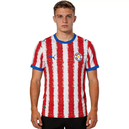 Camiseta de Fútbol de Local de Paraguay Mundial 2026
