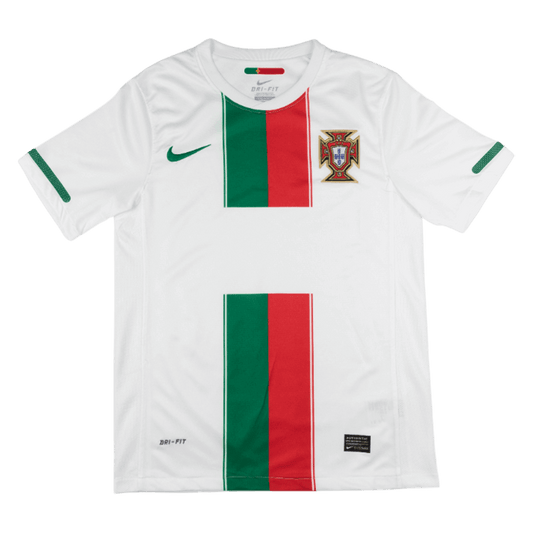 Maillot de football rétro extérieur du Portugal 2010