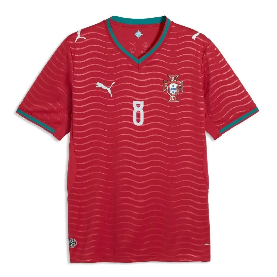 Camiseta de fútbol local de Portugal B.Fernandes #8 Copa Mundial 2026