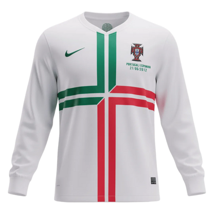 Portugal 2012 Away Retro Football Jersey Long Sleeve