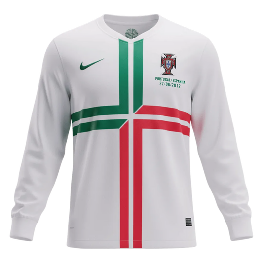 Portugal 2012 Away Retro Football Jersey Long Sleeve