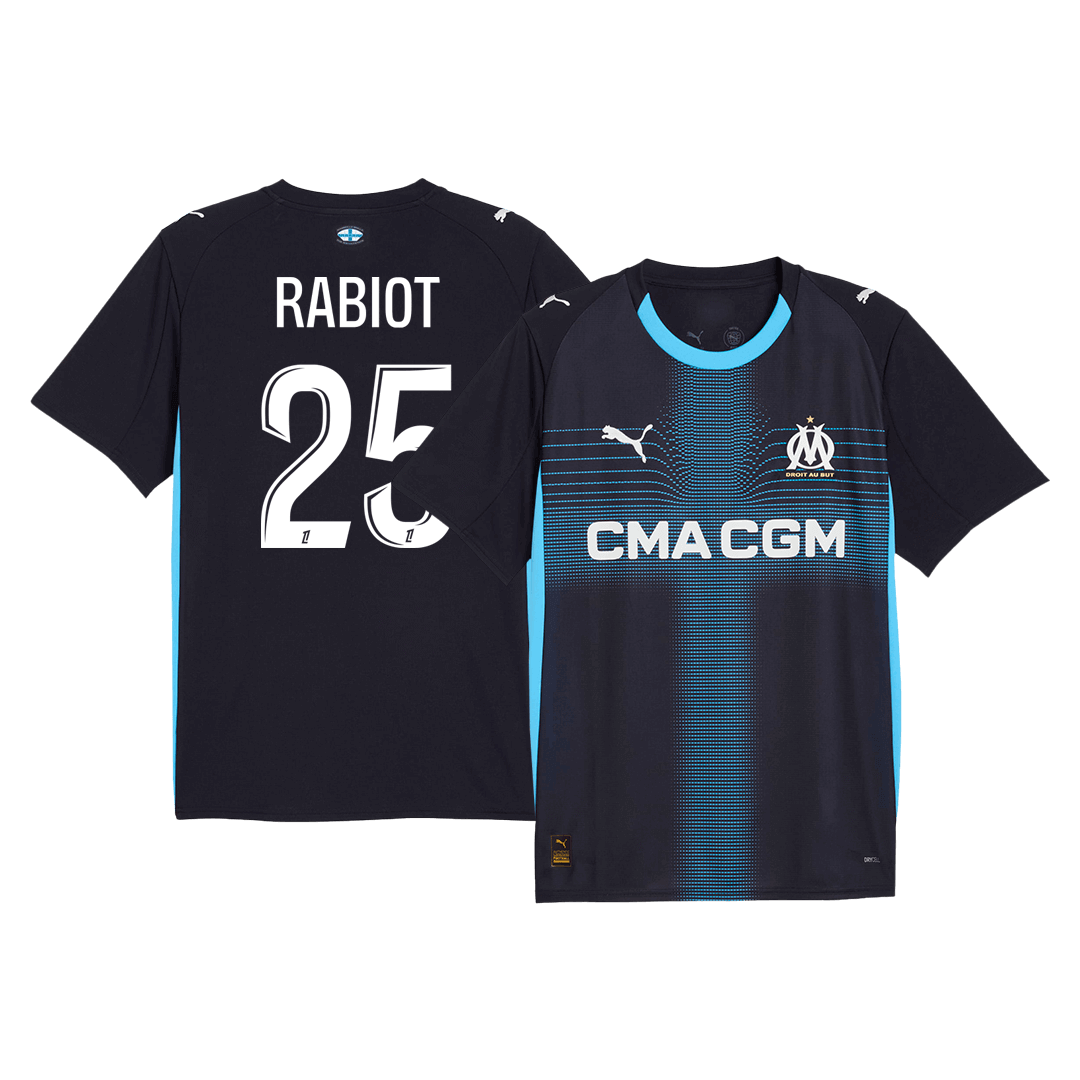 Camiseta de fútbol RABIOT #25 Marsella 2ª equipación 2025/26
