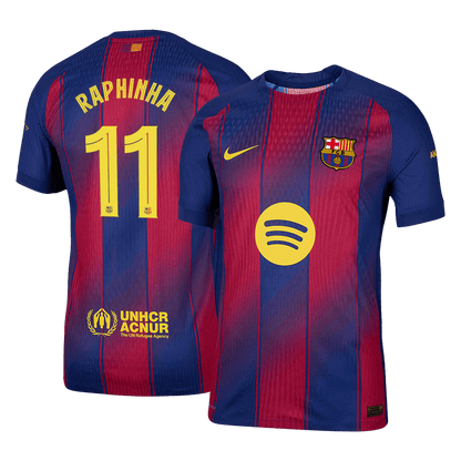 Camiseta de Raphinha nº 11 del Barcelona, ​​versión jugadora local, temporada 2025/26 - Champions League
