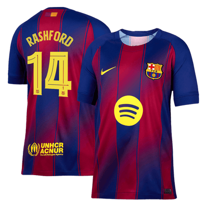 Camiseta de Rashford nº 14 del FC Barcelona, ​​temporada 2025/26 (UCL)