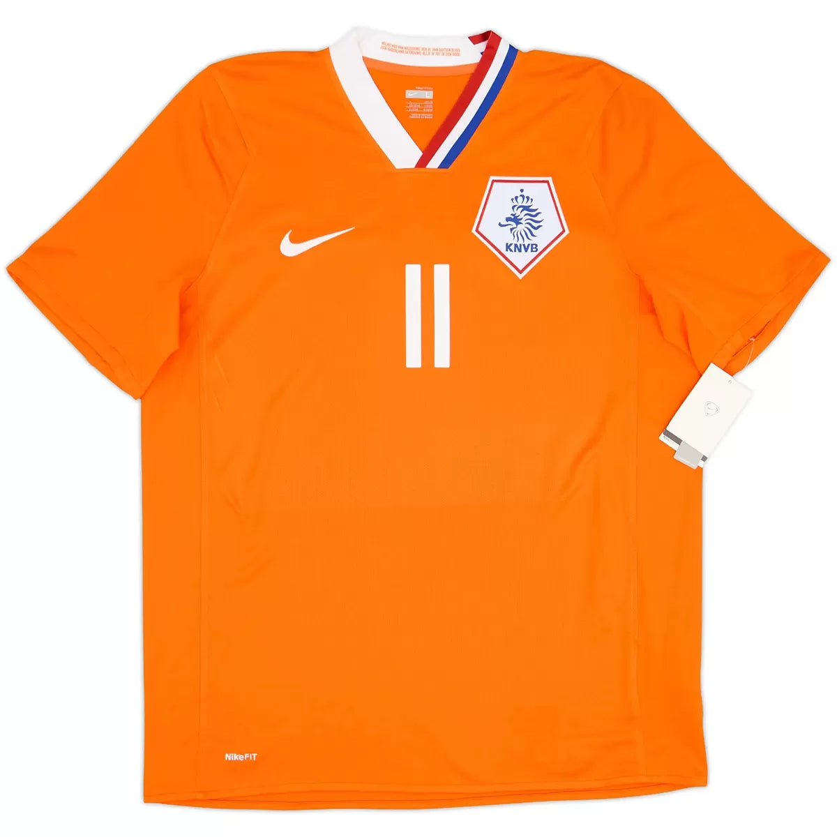 ROBBEN #11 Países Bajos Euro 2008 Camiseta retro de fútbol local