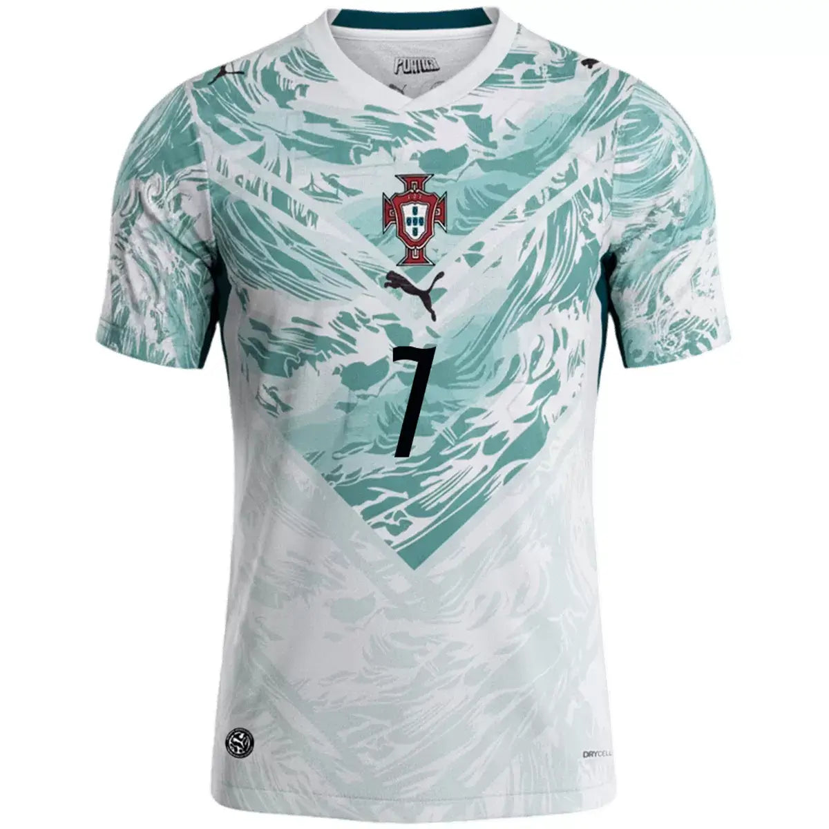 Camiseta de fútbol de visitante de Ronaldo #7 Portugal Copa del Mundo 2026