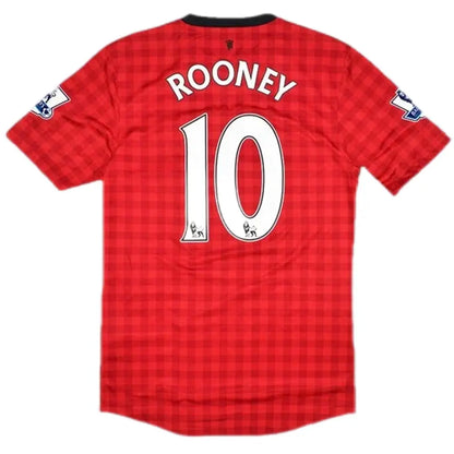 Camiseta retro local del Manchester United 2012/13 de ROONEY #10