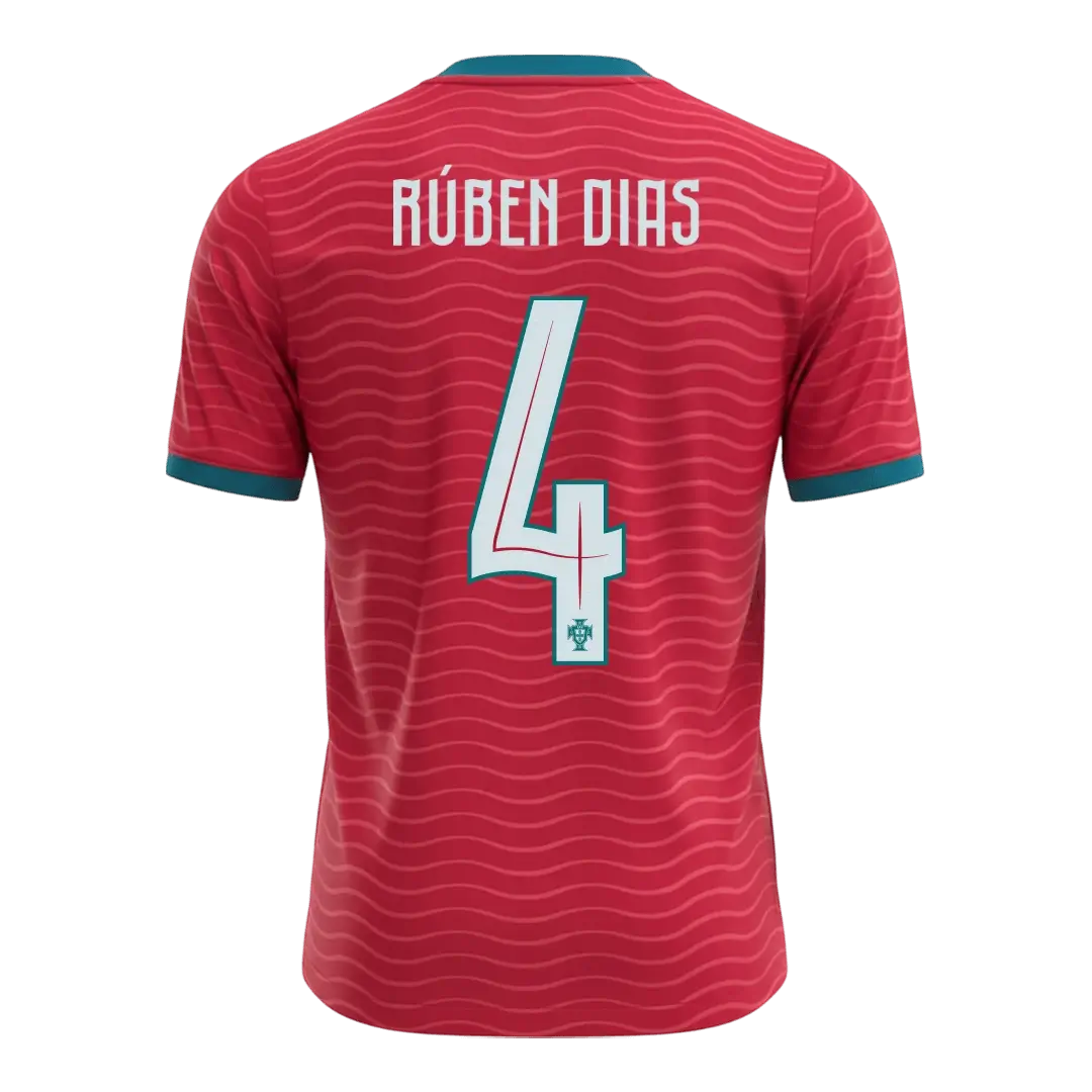 CAMISETA FÚTBOL RÚBEN DIAS #4 Portugal Mundial 2026