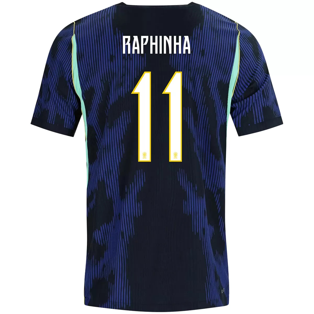 Camiseta de fútbol de visitante de Raphinha #11 Brasil Copa del Mundo 2026