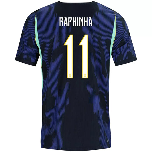 Maillot de foot extérieur Raphinha #11 Brésil Coupe du Monde 2026