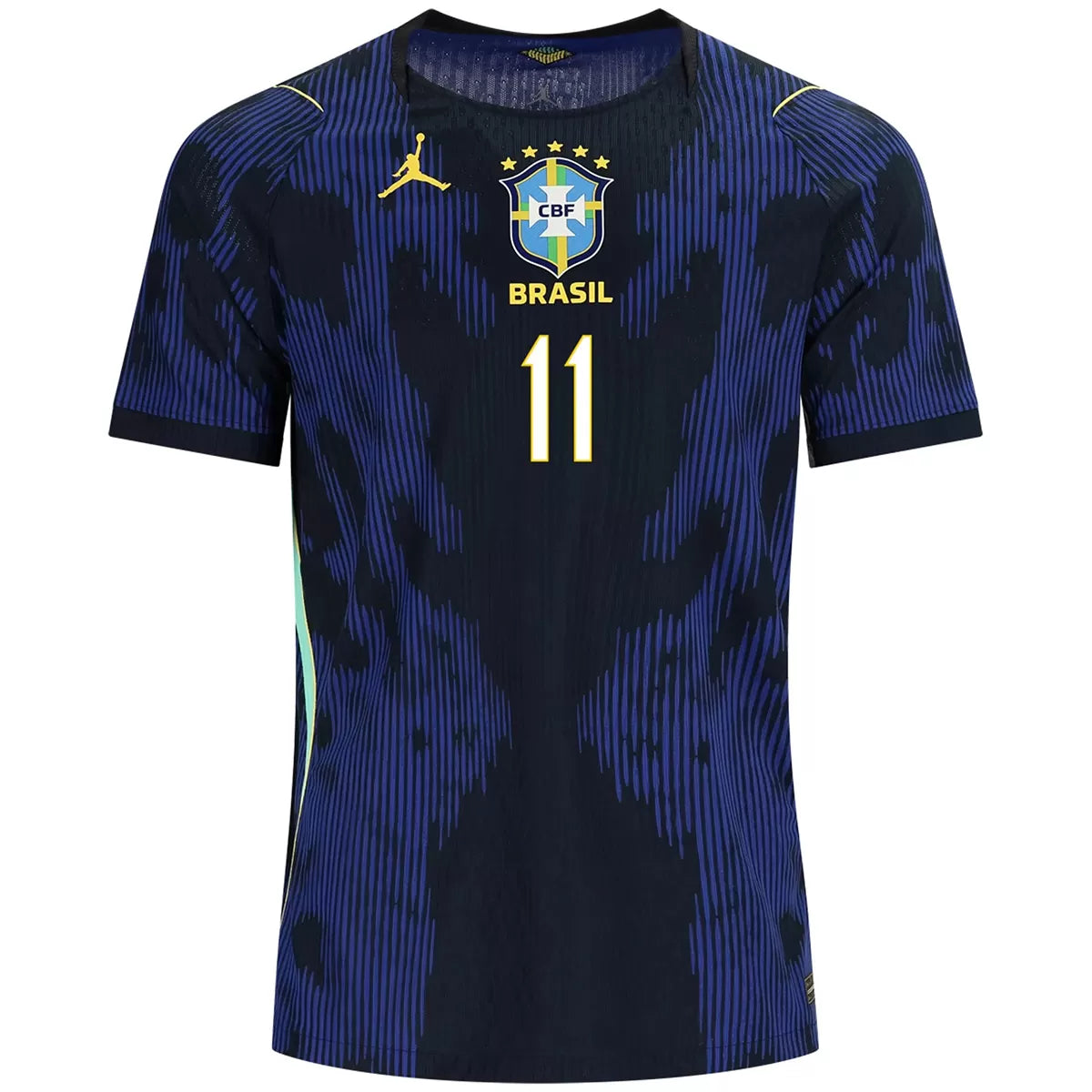 Camiseta de fútbol de visitante de Raphinha #11 Brasil Copa del Mundo 2026