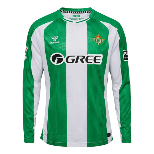 Maillot domicile du Real Betis 2025/26 manches longues