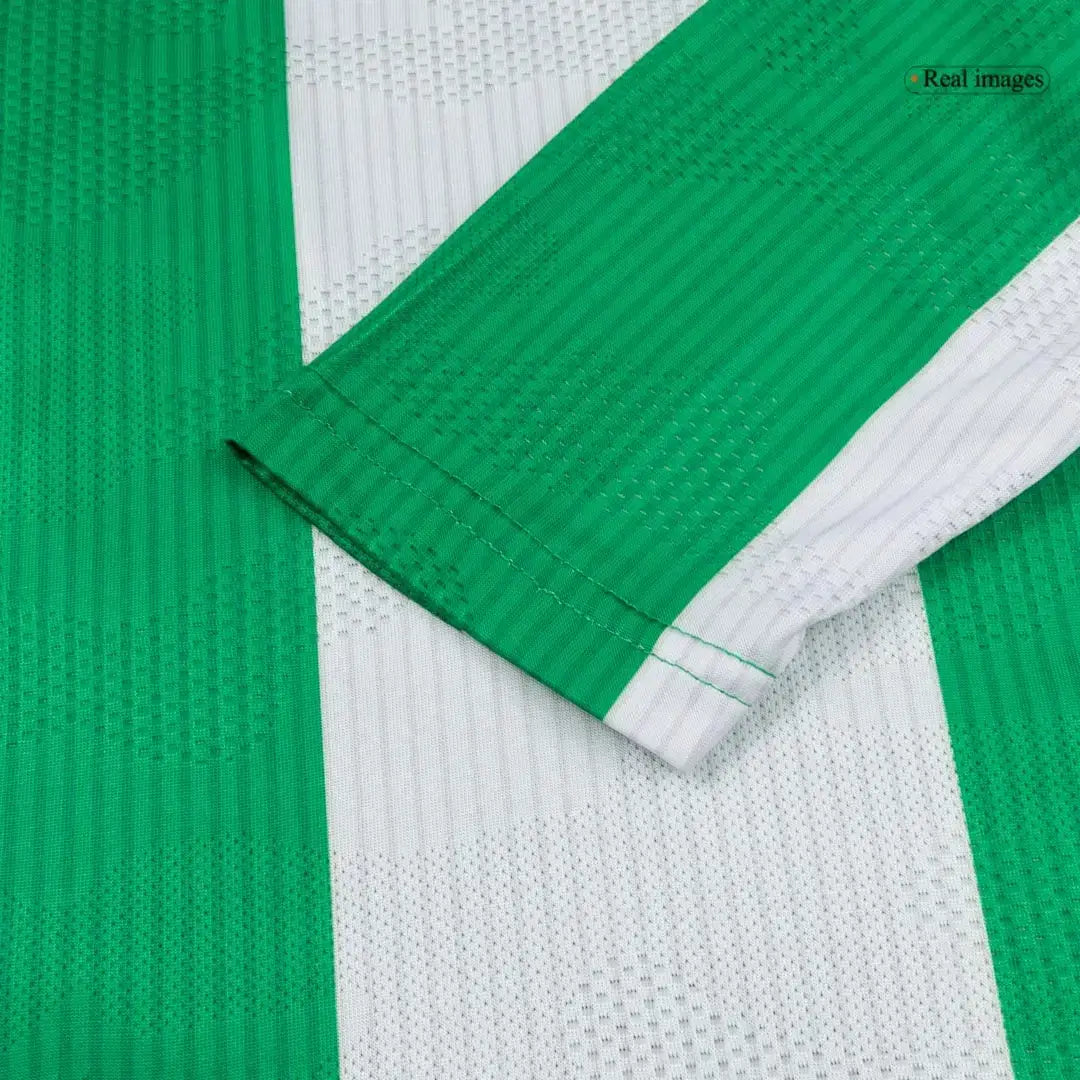 Camiseta de fútbol local del Real Betis 2025/26 de manga larga