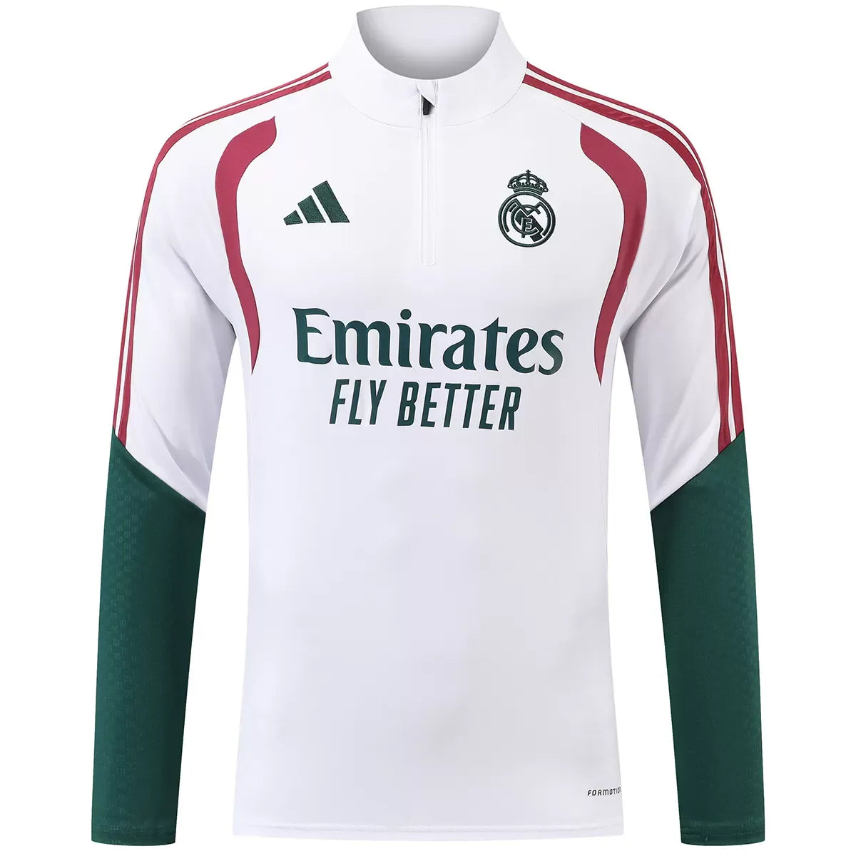 Real Madrid 1/4 Zip Tracksuit 2026/27 White