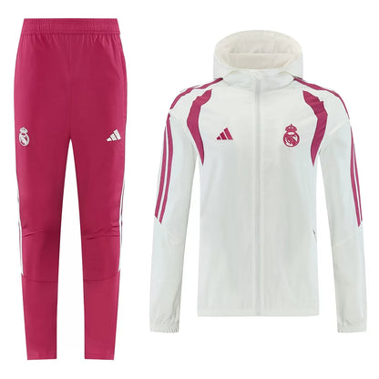 Los Blancos Windbreaker Tracksuit 2026/27 (Hoodie+Pants) White