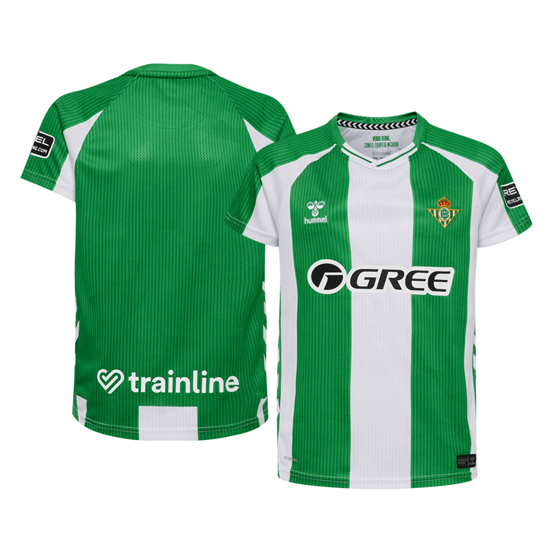 Camiseta de fútbol del Real Betis nº 7, temporada 2025/26