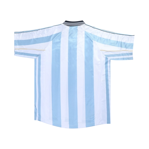 Camiseta retro de fútbol local de Argentina 1998