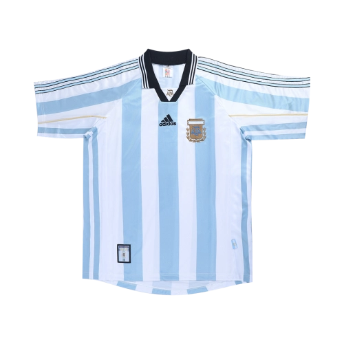 Camiseta retro de fútbol local de Argentina 1998