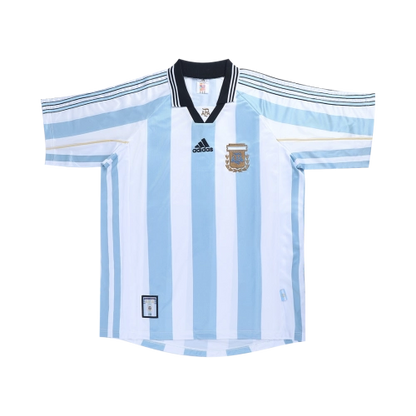 Camiseta retro de fútbol local de Argentina 1998