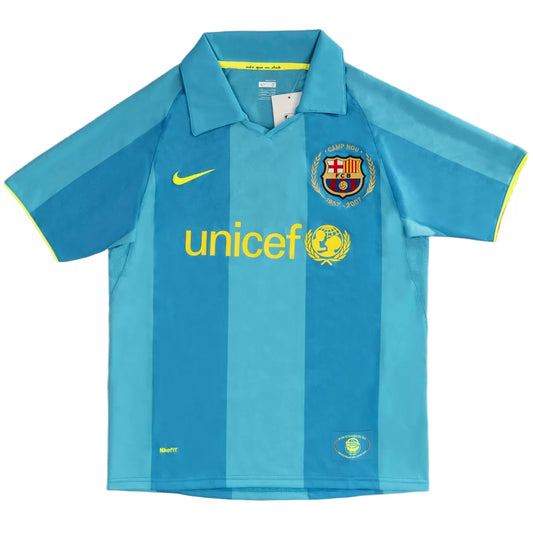 Camiseta de Fútbol Retro de Visitante del Barcelona 2007/08