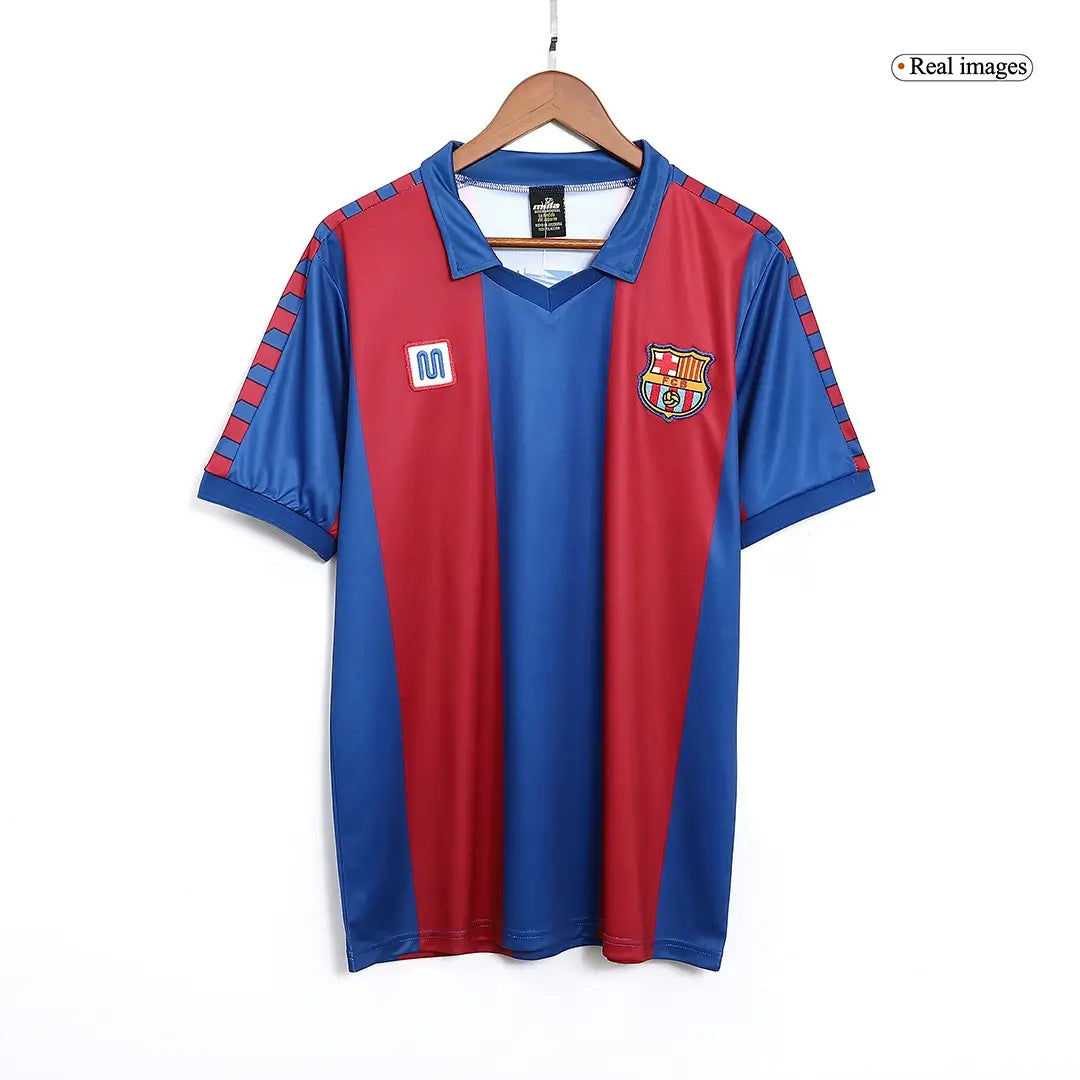 Camiseta de fútbol retro del Barcelona 1980/82 local