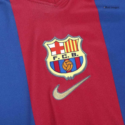 Camiseta de fútbol local retro del Barcelona 1998/99