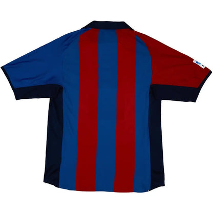 Camiseta de fútbol local retro del Barcelona 2001/02