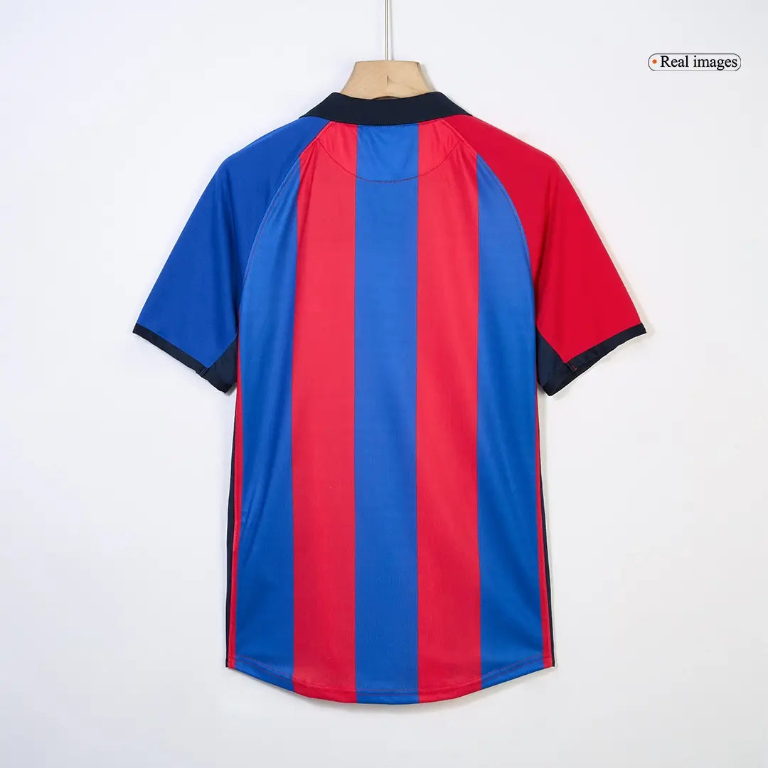 Camiseta de fútbol local retro del Barcelona 2001/02