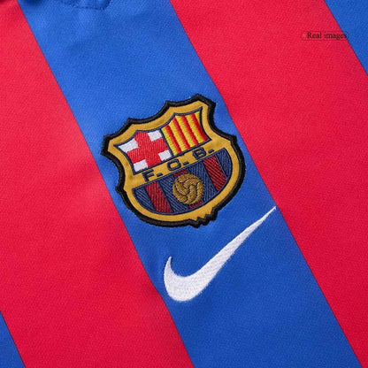 Camiseta de fútbol local retro del Barcelona 2001/02
