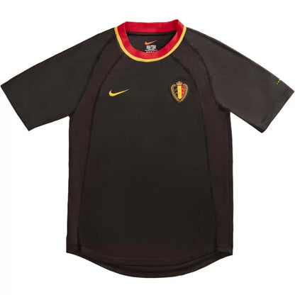 Camiseta de fútbol retro de visitante de Bélgica EURO 2000