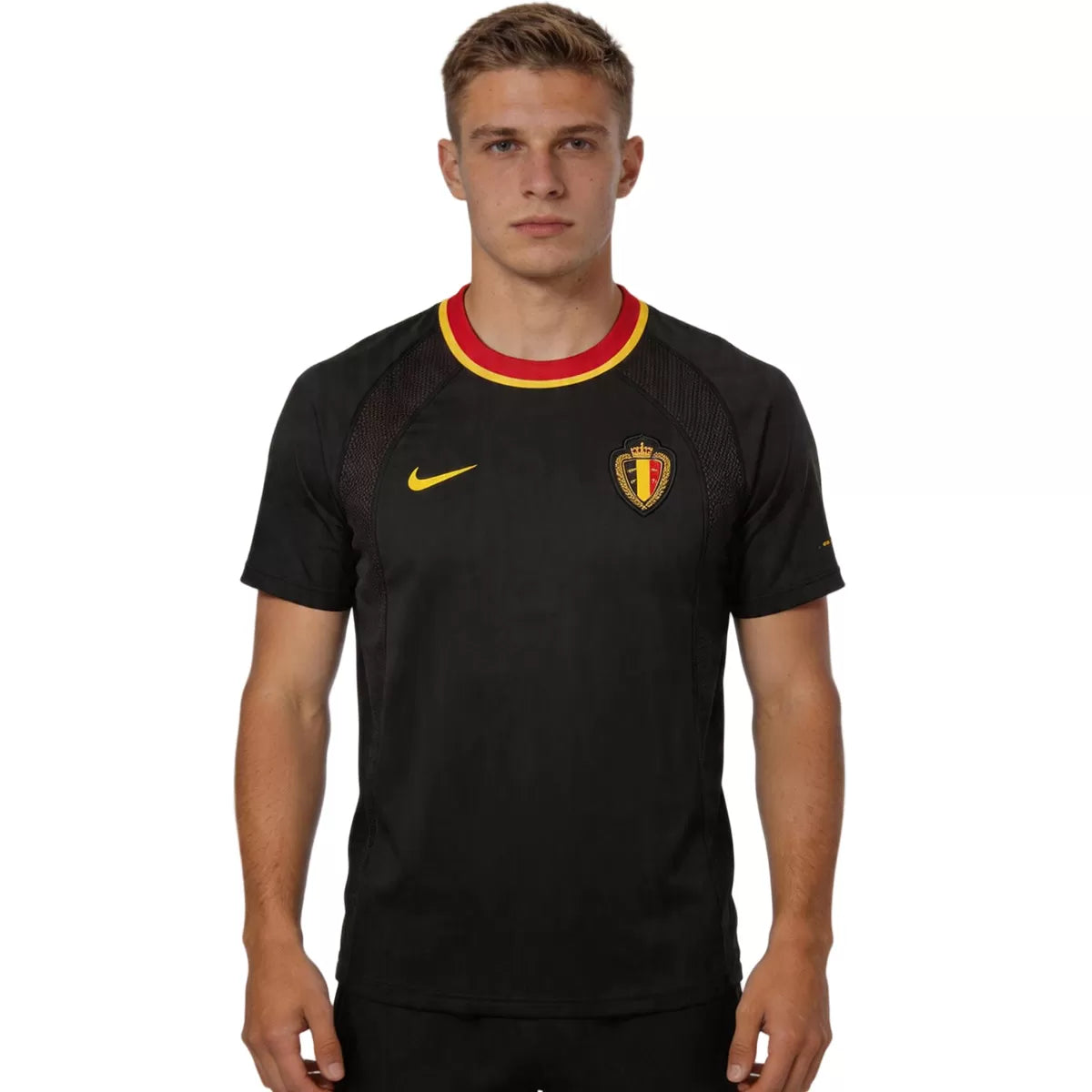 Camiseta de fútbol retro de visitante de Bélgica EURO 2000