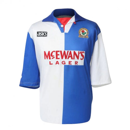 Camiseta retro de fútbol local del Blackburn Rovers 1994/95