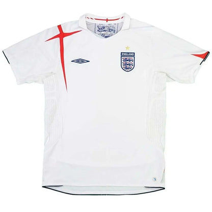 Camiseta retro de fútbol local de Inglaterra 2006