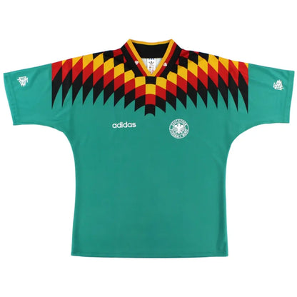Camiseta retro de fútbol de visitante de Alemania, Copa Mundial 1994