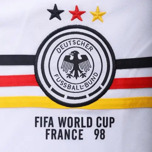 Camiseta de fútbol retro de local de Alemania 1998