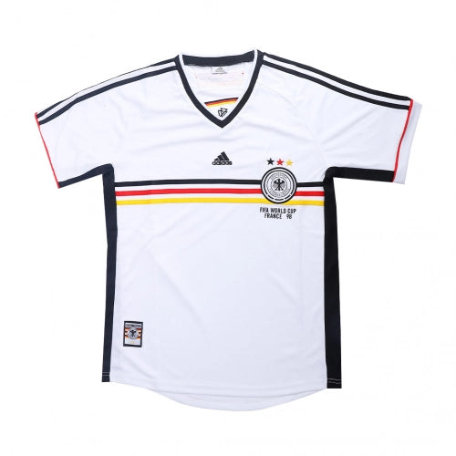 Camiseta de fútbol retro de local de Alemania 1998