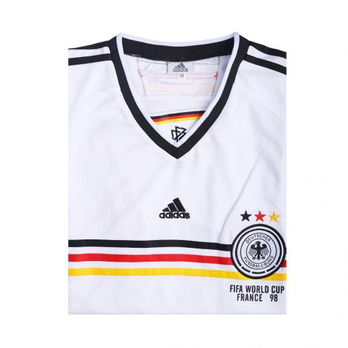 Camiseta de fútbol retro de local de Alemania 1998