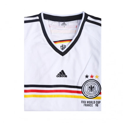Camiseta de fútbol retro de local de Alemania 1998