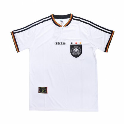 Camiseta de fútbol retro de Alemania para casa, Eurocopa 1996